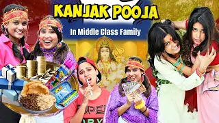 Kanjak Puja In Middle Class Family | Navratri | Sbabli