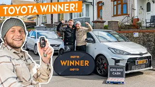 Wheel Love! Petrolhead Wins Toyota Yaris GR And Gives £20,000 To His Partner | BOTB Winner