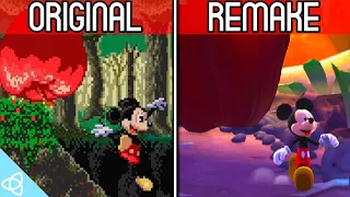 Castle of Illusion Starring Mickey Mouse - Genesis/Mega Drive Original vs. PS3 Remake | Side by Side