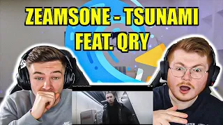 THESE GUYS GO IN! ZEAMSONE - TSUNAMI FEAT. QRY - ENGLISH AND POLISH REACTION