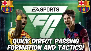 BEST FC BARCELONA Formation, Tactics and Instructions - EA FC 24