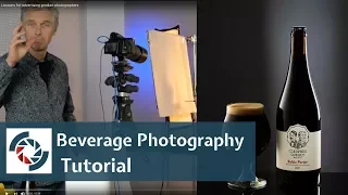 Beverage Photography tutorial:  How to shoot  bottle of beer