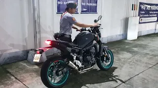 Yamaha MT09 2022 with SC Project S1 61mm full system exhaust sound check