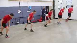 Bleep test for firefighters