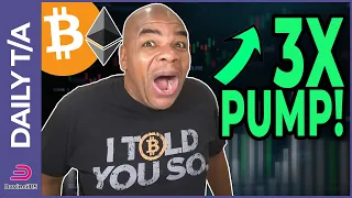 No Way!  3X PUMP SIGNAL FOR BITCOIN!!!!!!!!!