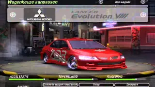 Need for speed Underground 2 Fast Furious cars