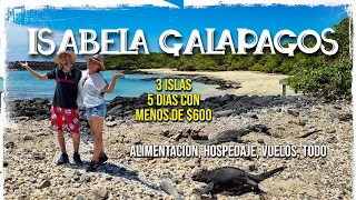 EVERYTHING we spent visiting 3 Galapagos Islands for 5 days| while you get to know ISABELA Subtitled