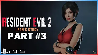 RESIDENT EVIL 2 Remake : Leon's Story PS5 Part #3 (First Playthrough) [ENG/MALAYALAM]