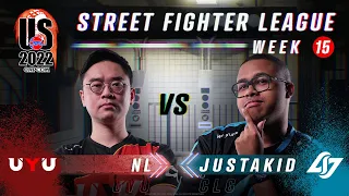 NL (Luke) vs. Justakid (Juri) - FT2 - Street Fighter League Pro-US 2022 Week 15