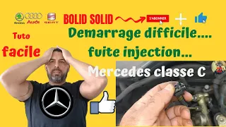 demarrage difficile cause fuite injection classe c