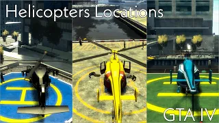 Grand Theft Auto IV Gameplay | Helicopters Locations | GTA 4 | Upbeat