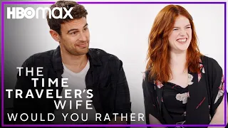 Theo James & Rose Leslie Play Would You Rather | The Time Traveler's Wife | HBO Max