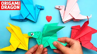 Оригами Дракон из бумаги | Origami Paper Dragon DIY