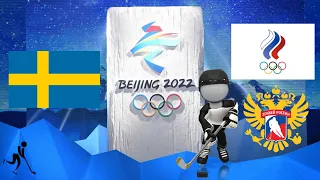 ROC vs Sweeden || Men’s Olympic Ice Hockey 🔴Live Beijing 2022 || Semi-Finals