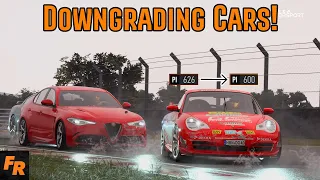 Downgrading Cars To Go Racing On Forza Motorsport!