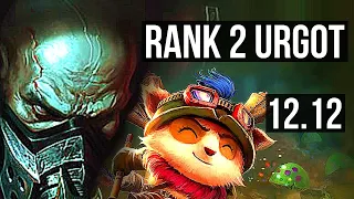 URGOT vs TEEMO (TOP) | Rank 2 Urgot, 4/1/1 | EUW Grandmaster | 12.12