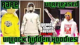 RIGHT NOW! Get these Hoodies (Hidden/Unreleased) GTA Online! How to Unlock RARE Clothing GUIDE | GTA