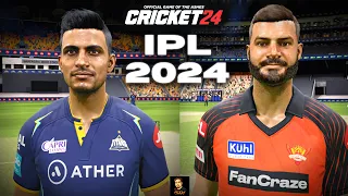 GT vs SRH IPL 2024 T20 Match In Cricket 24 | RtxVivek