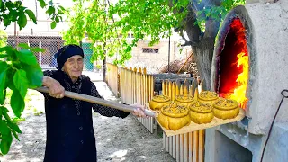 We Cooked an Unusual Samosa That Looks Like a Pot! Village Life Azerbaijan