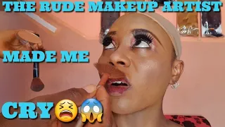 I WENT TO THE RUDE WORST MAKEUP ARTIST IN MY CITY FOR BRIDAL LOOK 😱😩