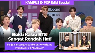 Reaksi Interview BTS & Penjelasan Ciri Khas Bahasa Korea BTS