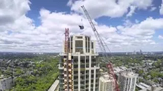 Timelapse of The Heathview's North Tower Crane Removal