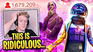 Tfue Reacts to TRAVIS SCOTT Concert LIVE in Fortnite! (FULL EVENT)