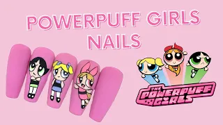 Powerpuff Girls Nails 🦸🏼‍♀️ using GLITTERBELS Gel Polish with NICOLA BISHOP