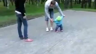 Russian father rescue his son !