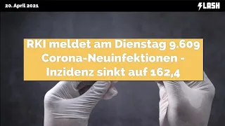 RKI meldet am Dienstag 9.609 Corona-Neuinfektionen - Jeder Fünfte bereits einmal geimpft