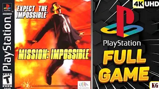 Mission: Impossible [PS1] Longplay Walkthrough Playthrough Full Movie Game [4K60ᶠᵖˢ UHD🔴]