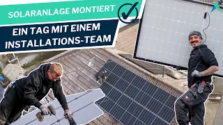 Auf den Dächern für die Energiewende: Ein Tag auf Photovoltaik-Montage!