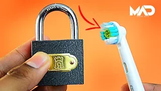 How to pick a lock in seconds with a toothbrush