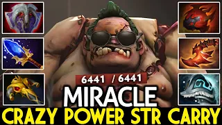 MIRACLE [Pudge] Crazy Power Str Carry Raid Boss 6400 HP Dota 2