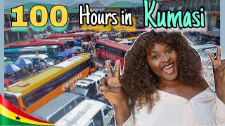 100 hours in Ghana,Kumasi | Cameroonian Traveling with strangers in Ghana