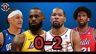 Which NBA Playoff Team Can Come Back From Being Down 0-2!