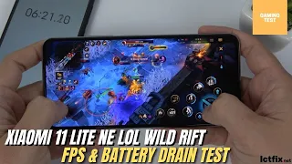 Xiaomi 11 Lite NE test game Wild Rift Lol Mobile | Snapdragon 778G, 120Hz Display