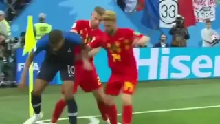 Mbappe wasting time vs belgium🤣