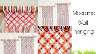 DIY Macrame wall hanging new design | Macrame wall hanging pattern tutorial