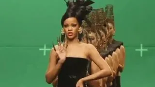 Rihanna and Chris Martin swordfight in Princess of China video