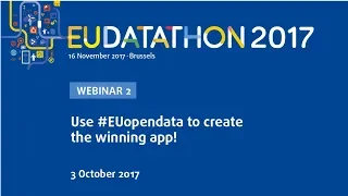 EU Datathon 2017 - Webinar 2 (EUR-Lex, Transparency register, ...)