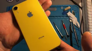 Замена заднего стекла Iphone XR