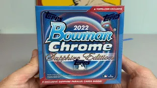 2022 Bowman Chrome Sapphire Box - HUGE ROOKIE SP!!!!!