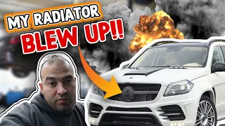 How to Replace The Radiator on Mercedes GL450 Part 1