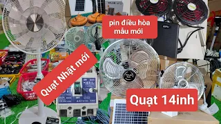 Quạt nhật , quạt chân quỳ 14inh, động cơ kô than, pin điều hòa, bóng điện LH. 0342268822