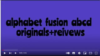 Alphabet Fusion 1 abcd(originals+reviews)