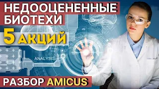 БИОТЕХИ США: 5 компаний для ИНВЕСТИЦИЙ. Анализ акций AMICUS