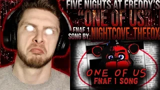 Vapor Reacts #998 | NEW AMAZING FNAF 1 SONG "One of Us" by NightCove_theFox REACTION!!