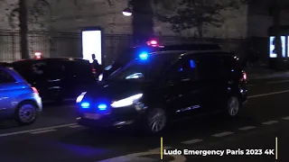 Police Gendarmerie Administration Pénitentiaire +  convois détenus en urgence compilation 2023 4K 🇨🇵