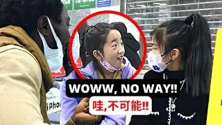 CHINESE KIDS SHOCKED MANY TIMES SEEING A BLACK MAN, HOW CHINESE REACT TO BLACK PEOPLE?
